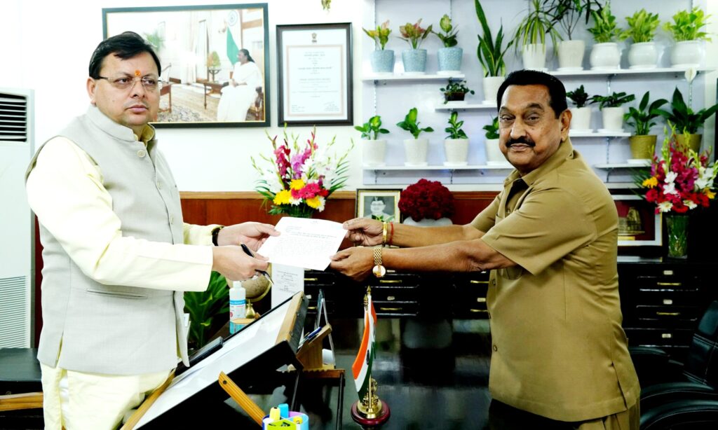 किच्छा विधायक ने मुख्यमंत्री से मुलाकात कर धौराडाम और पांच प्रमुख विकास योजनाओं पर की चर्चा